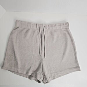 H&M Viscose Blend Casual Pull On Drawstring Elastic Waist Tan Women's Size M